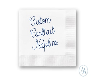 Custom Cocktail Napkins | Full Color Design, Personalized Cocktail Napkins| Birthdays, Bachelorette Parties, Weddings, Celebrations & More!