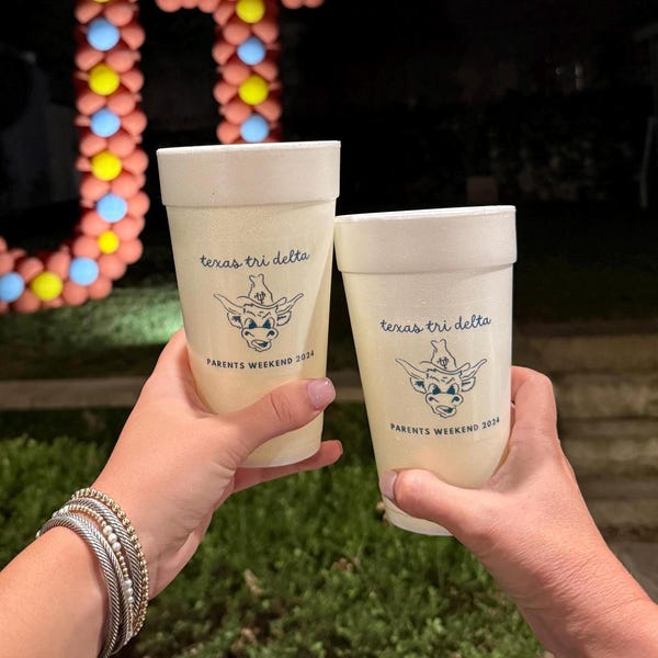 Custom Styrofoam Cups | Birthdays, Graduations, Bachelorettes, & more!