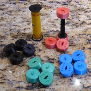 122 to 120 / 220 film adapter Set (4pcs) for medium format cameras