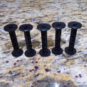 5 Empty Plastic 120 220 Take Up Film Spools For Medium Format Cameras