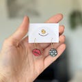 Harry Styles KISSCO New Album Inspired Earrings Set | “Kiss All The Time. Disco, Occasionally” Earrings Pair Dainty Subtle Hoop Accessories