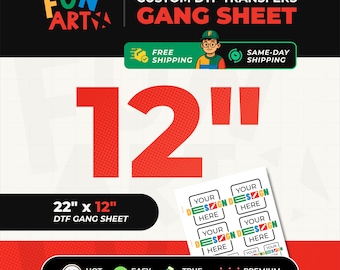 Bulk DTF Transfers | Gang Sheet | Wholesale Pricing | Ready to Press
