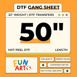 Gang Sheet Print, Direct To Film, Custom Transfer Gang Sheet, Ready To Press, Personalized Heat Print, Wholesale Bulk Custom Dtf Transfers
