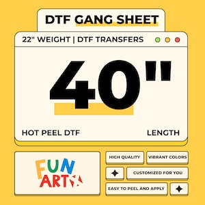 DTF Prints, Custom Heat Transfer, DTF Full Color Transfers, DTF Transfers Ready for Press, Dtf Gang Sheet, Image Transfers, Custom Transfer