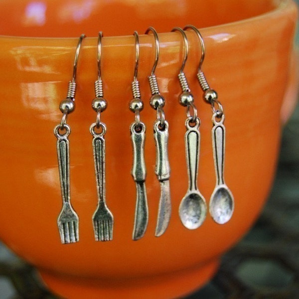 whole utensil set of earrings