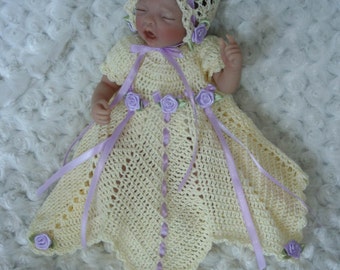 Crochet Pattern 3 - DRESS Set to fit 10inch Marita Winters Doll, 10"