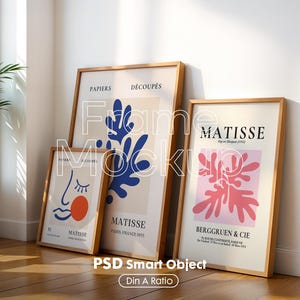 Vertikal rammodell: Galleriväggkonstdisplay (PSD)