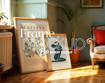 Dubbelramsmodell PSD: Väggkonstdisplay (digital nedladdning)