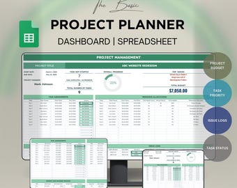 Einfache Projektplanung, Projektbudget, Stichtag einstellen, Ziele setzen und Aufgaben verteilen, Google Sheets
