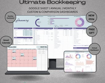 Boekhoudspreadsheet voor kleine bedrijven Eenvoudige boekhoudsjabloon Google Spreadsheets voor boekhouding Winst en verlies Inkomsten en uitgaven bijhouden