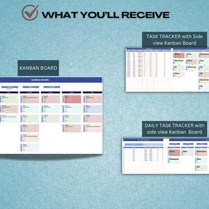Kanban Board Spreadsheet Task Priority Tracker Employee to Do List ...