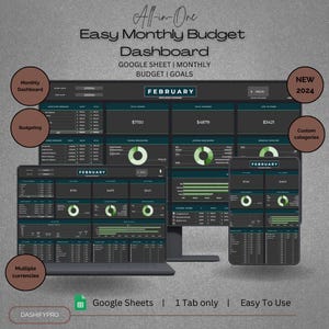 Easy Budgeting with Google Sheets | Weekly & Biweekly Budget Planner | Personal Finance Tracker | Paycheck Budget Tracking Template