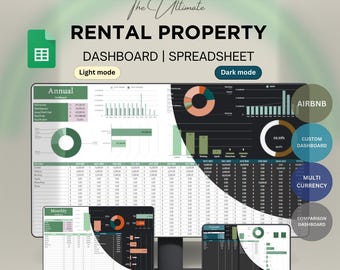 Rental Property Management Google Sheets Airbnb Income and Expense Rental Tracker Bookkeeping Spreadsheet Vacation Rental Airbnb Template