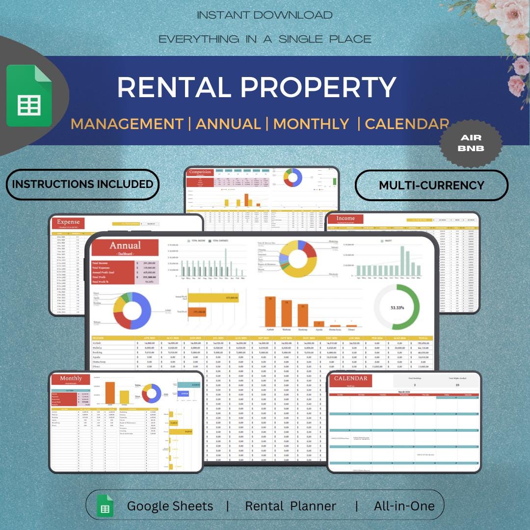Airbnb Profit and Expenses Tracker - Etsy