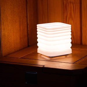 Modern Table Lamp, 3D Printed Lamp, Bedside Light for Modern Home Decor, Minimalist Light, Home Decor, Aesthetic Decor for Home and Office