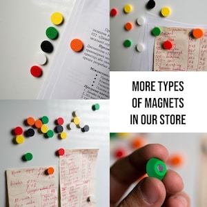 Magnets square ash wood, mini neodymium magnets, fridge magnets, real wood, wooden magnets, pin board, decoration, gift, strong magnets image 8