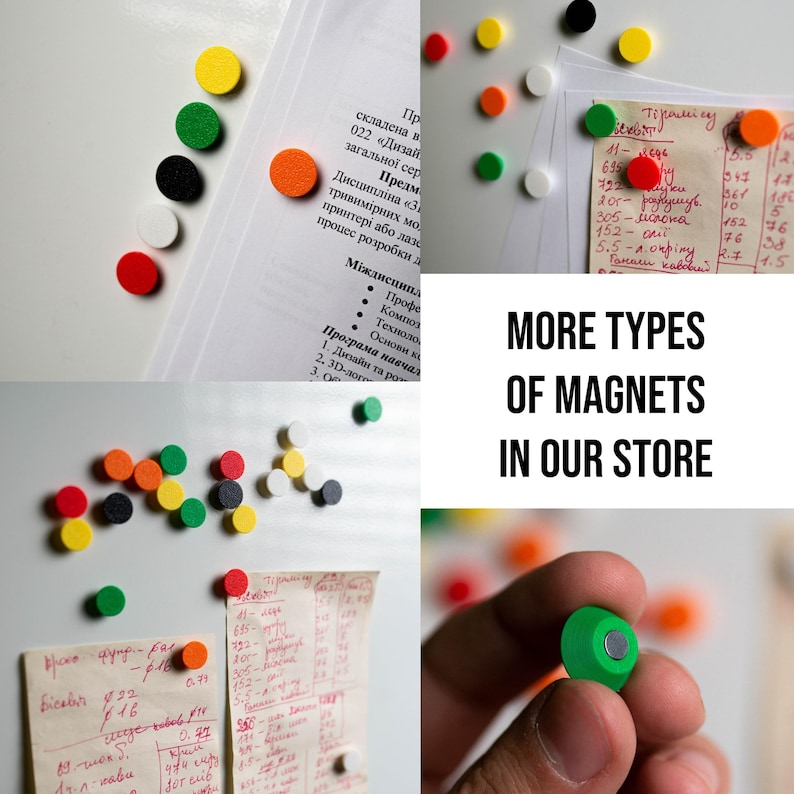 Magnets square ash wood, mini neodymium magnets, fridge magnets, real wood, wooden magnets, pin board, decoration, gift, strong magnets image 8