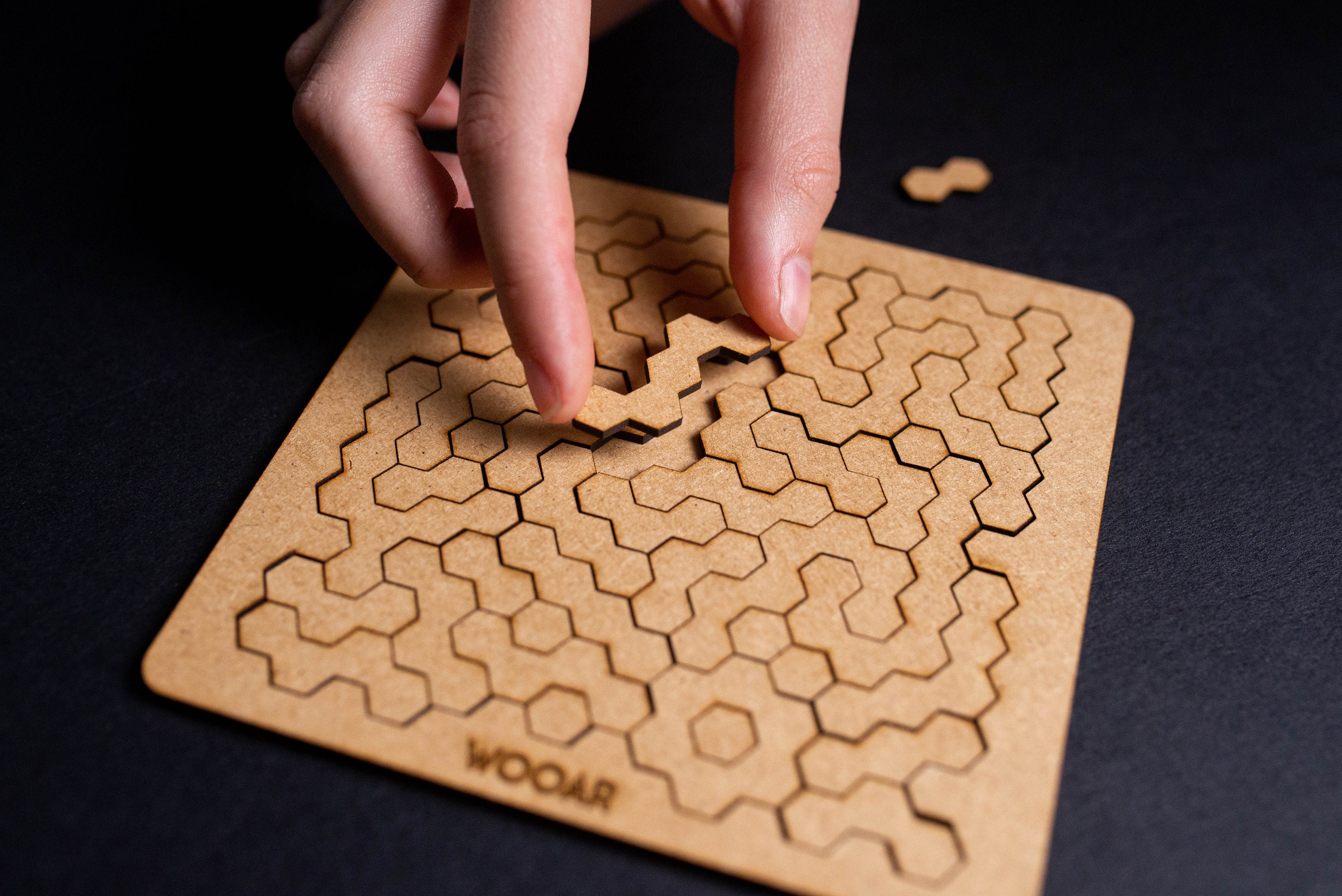 Eco Jigsaw Puzzle, Hexagonal Puzzle Brain Teaser - Etsy