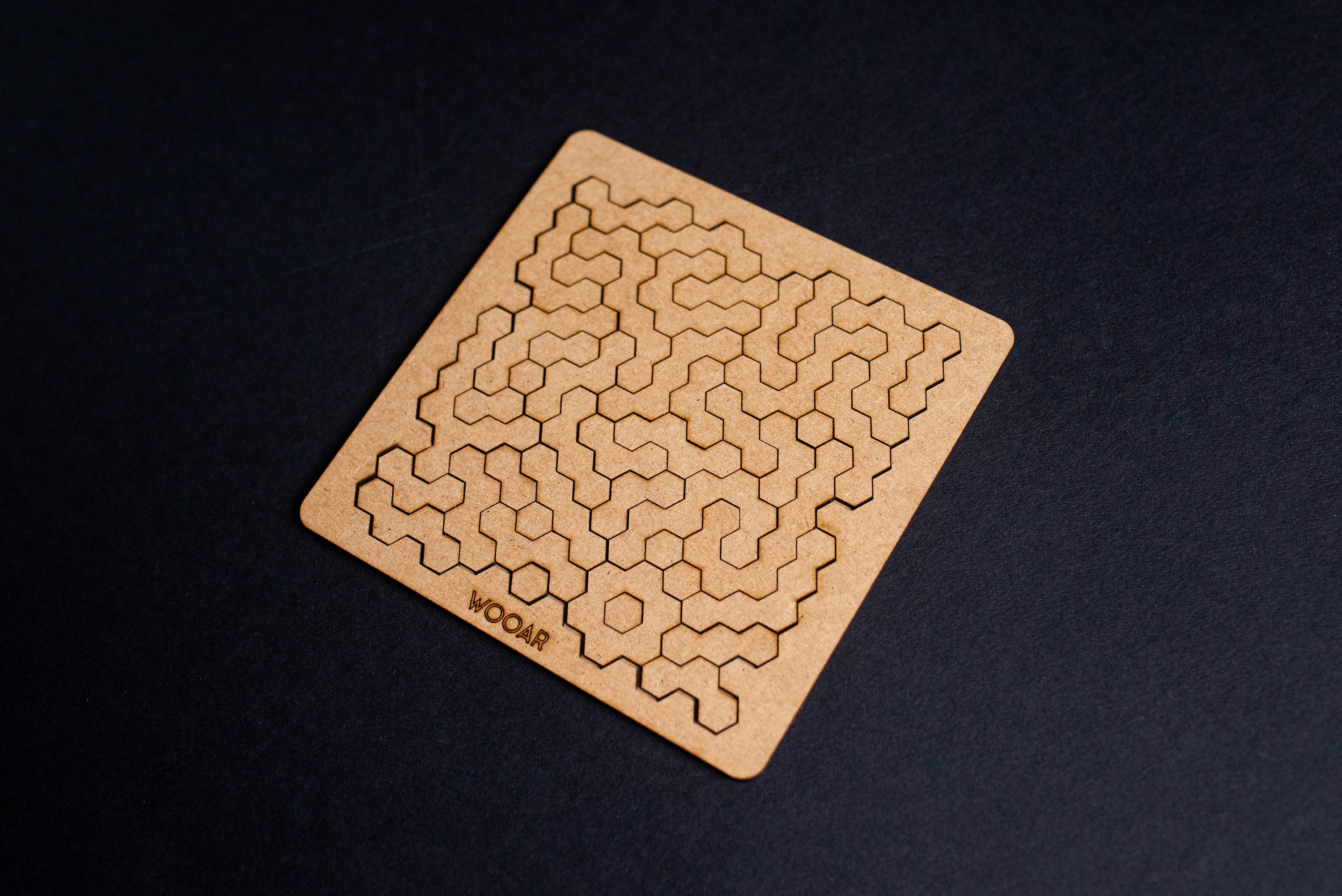 Eco Jigsaw Puzzle, Hexagonal Puzzle Brain Teaser - Etsy