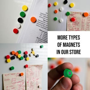 Magnets round ash wood, mini neodymium magnets, fridge magnets, real wood, wooden magnets, pin board, decoration, gift, strong magnets image 10
