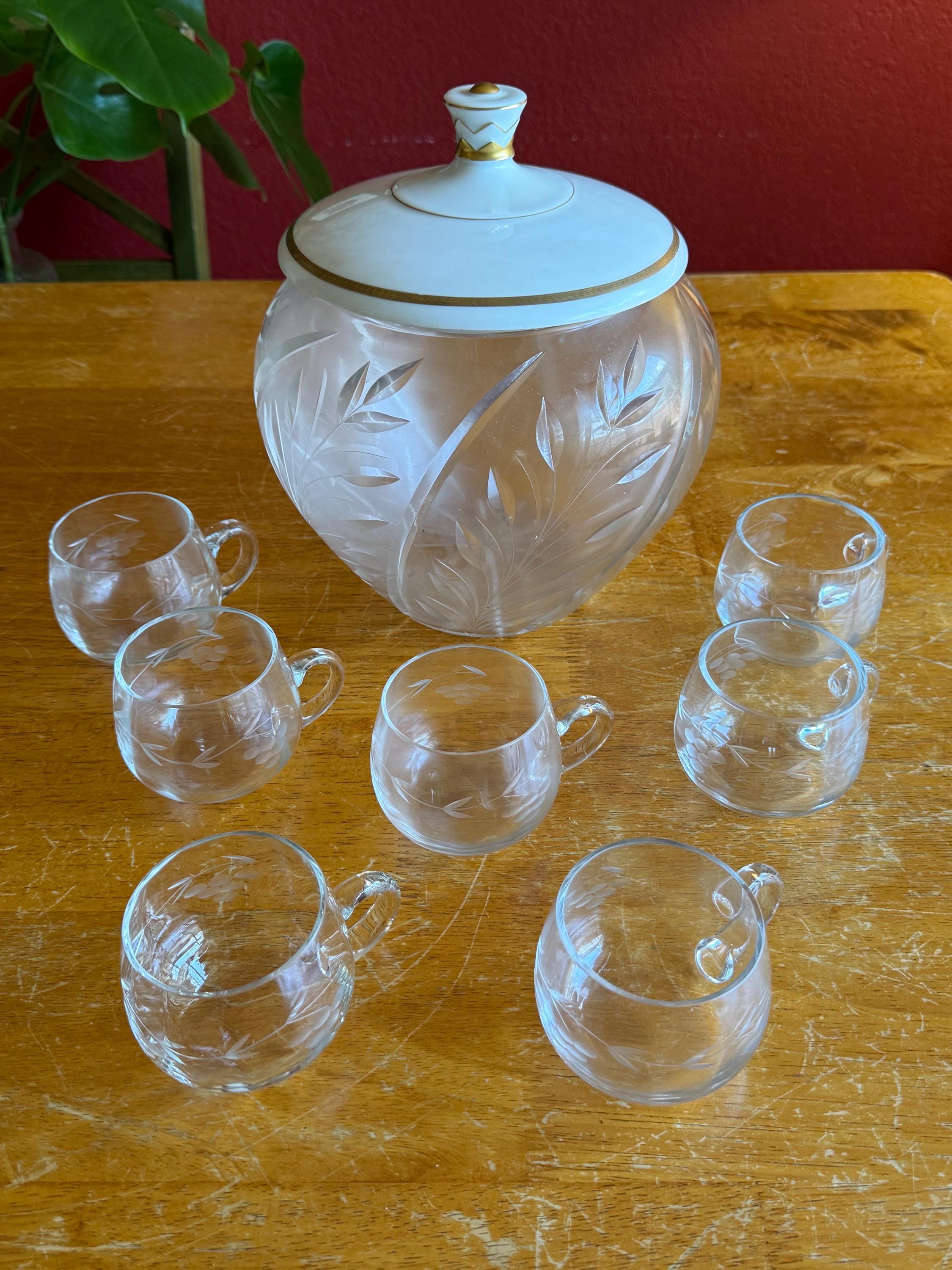 Bowle gefäß mit deckel