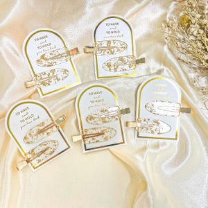Gouden bruidsmeisje haarspeldjes voor bruiloft, om je haar te hebben en tegen te houden, bruidsmeisjesdoosaccessoires, huwelijksfeest, cadeau bruidsmeisje