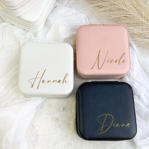 Sieradendoos bruidsmeisje, gepersonaliseerde sieradendoos, bruiloft sieradendoos, cadeaus voor haar, cadeaus bruidsmeisje, huwelijkscadeaus