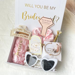 Bridesmaid Proposal With Jewelry Box, Bridesmaid Gift Set, Will You Be My Bridesmaid, Matron Of Honor, Maid Of Honor With Glass Tumbler