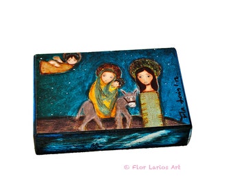 The Flight To Egypt Aceo Giclee Print Mounted On Wood 2 5 X Etsy The Flight To Egypt Aceo Giclee Print Mounted On Wood 2 5 X Etsy