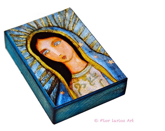 Virgin Of Guadalupe Aceo Giclee Print Mounted On Wood 2 5 X Etsy Virgin Of Guadalupe Aceo Giclee Print Mounted On Wood 2 5 X Etsy