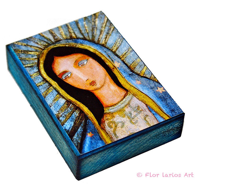 Virgin Of Guadalupe Aceo Giclee Print Mounted On Wood 2 5 X Etsy Virgin Of Guadalupe Aceo Giclee Print Mounted On Wood 2 5 X Etsy