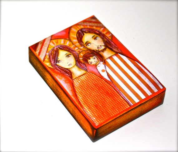 Holy Family Aceo Giclee Print Mounted On Wood 2 5 X 3 5 Etsy Holy Family Aceo Giclee Print Mounted On Wood 2 5 X 3 5 Etsy