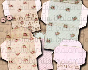 Printable ENVELOPES / SWEET MEMORIES Envelopes / Envelopes Digital Images / Envelope printable download / Paper Envelopes / Junk Journal