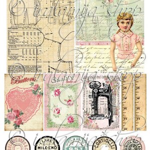 SEWING ROOM No.1 Printable Images / Printable Download File / Sewing ...