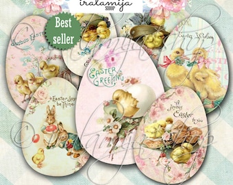 EASTER EGGS Printable download / Easter Egg Digital Images / Easter Egg / Scrapbook / Easter / Eggs / Spring Easter / Printable Easter Egg