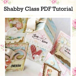 Tutoriel de fabrication de cartes, travaux manuels en papier PDF - Classe minable - Tutoriel PDF - Cours - Tutoriel de créations artisanales en papier - Tutoriel PDF de créations en papier de style minable