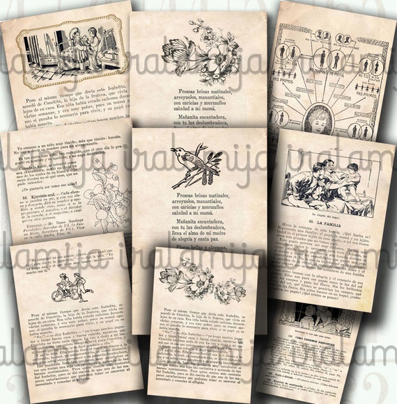 Antique Book Printable