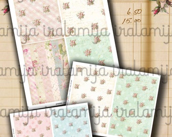 Sunshine PAPERS, digitaal papier, digitale afbeeldingen - afdrukbare download Jpeg-bestand - afdrukbaar papier/shabby papier/junk journal
