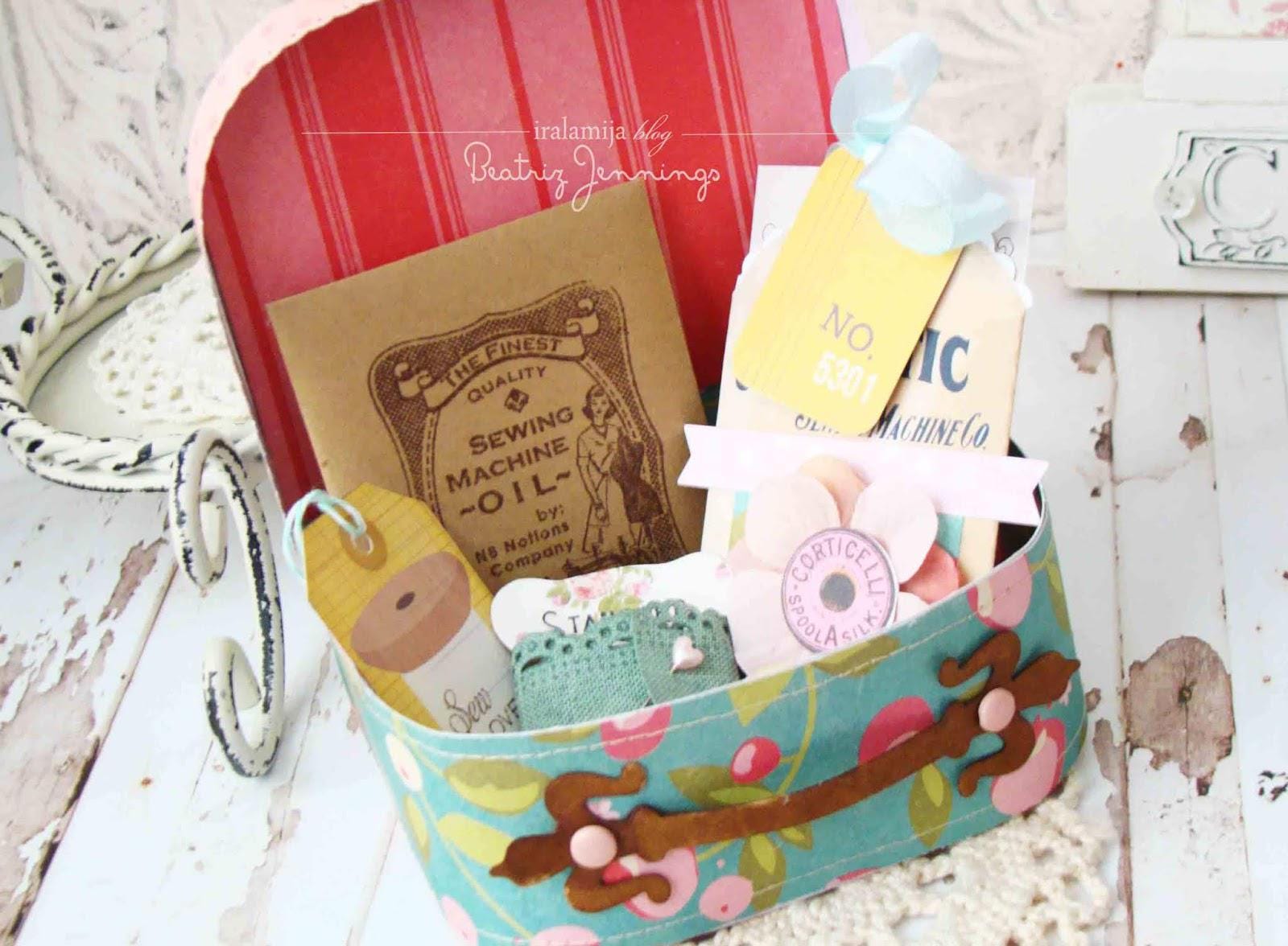 Craft Box Pdf Class Tutorial Mini Suitcase Box Class PDF Download File - PDF Tutorial ...