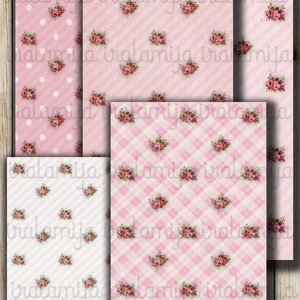 Carta di San Valentino / Carta XOXO Carta per album / Immagini digitali stampabili da scaricare - Carta digitale / Carta di San Valentino / Album di ritagli di giornale