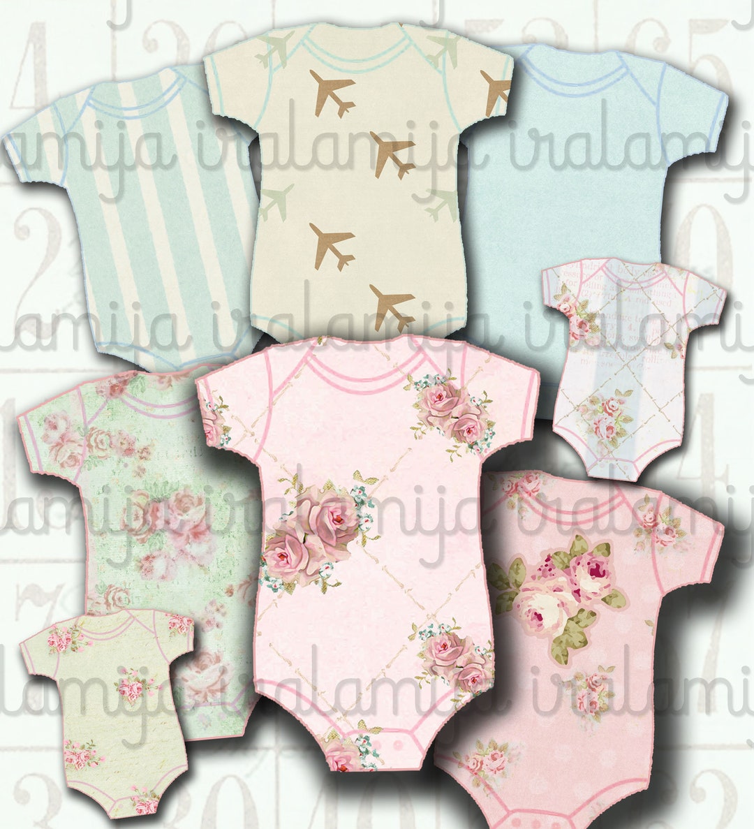 BABY Onesie® Digital Download / Printable Baby Onesie® / Girl Onesie ...