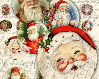 プリントされた「ヴィンテージクリスマス、ウィンターサークルジャンク