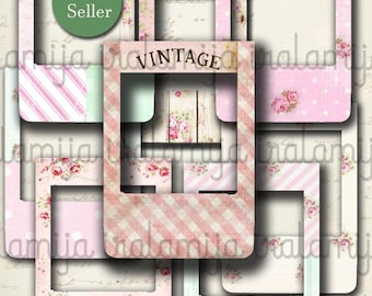 SHABBY PHOTO FRAMES / Printable Photo Frames / Digital Images / Photo Frames / printable download / Scrapbook / Frames / Journal / Planner
