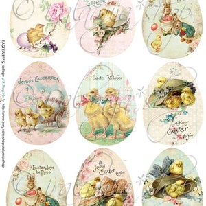 EASTER EGGS Printable Download / Easter Egg Digital Images / Easter Egg ...