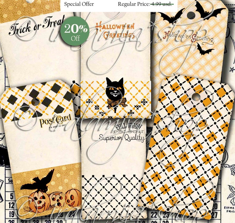 Printable Tags ANTIQUE HALLOWEEN TAGS Photographs -printable Halloween Tags / Tags / Halloween / Halloween Tags / Halloween / Classic Halloween photograph regarding Printable Halloween Tags named Printable Tags ANTIQUE HALLOWEEN TAGS Pics -printable Halloween Tags / Tags / Halloween / Halloween Tags / Halloween / Common Halloween