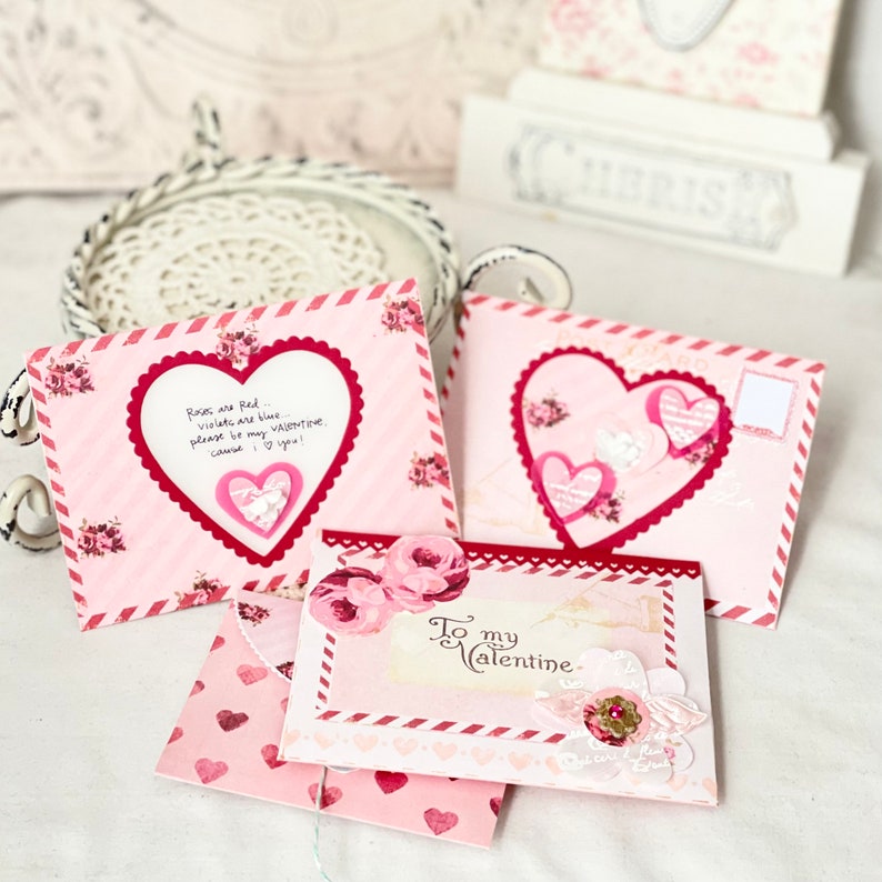Be MINE ENVELOPES Printable Images / Valentines Day Envelopes/ Envelopes/ Valentine Printable / Valentine Tags / Valentines/ Junk Journal image 7