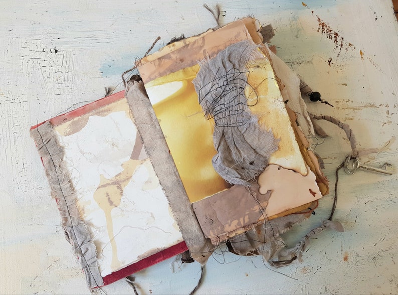 Lost and Found. Handmade Journal, Sketchbook, Art Journal image 2