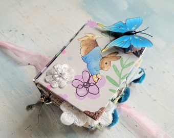 Handmade Mini Peter Rabbit Journal