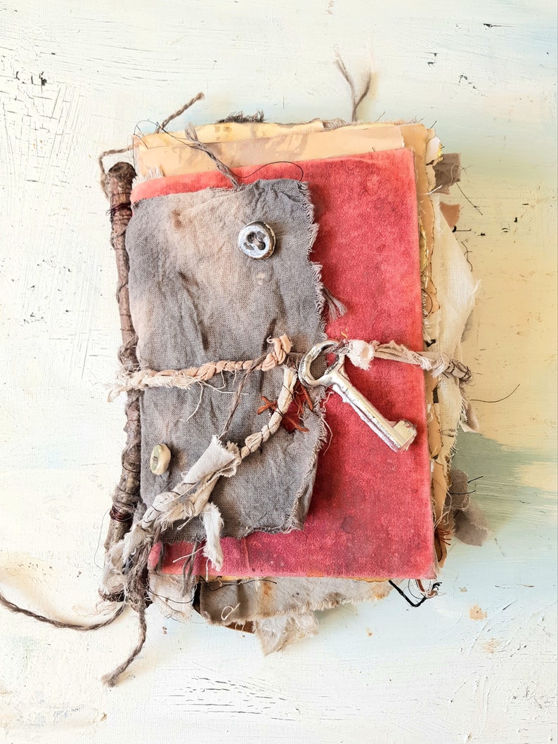 Lost and Found. Handmade Journal, Sketchbook, Art Journal image 1