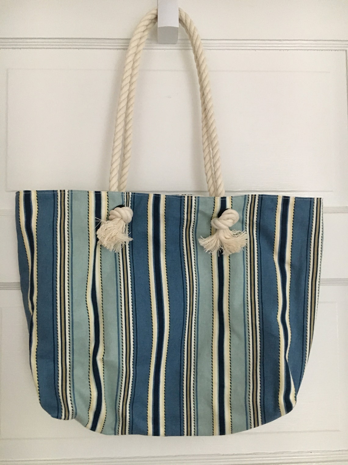 Canvas Rope Handle Tote Bag | Etsy